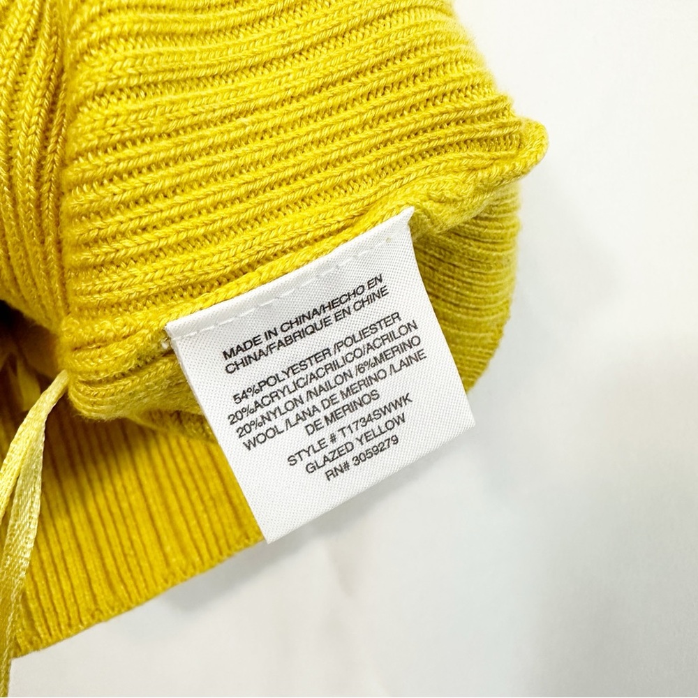 Weekend Los Angeles Glazed Yellow Knit Tank Top - Picture 8 of 9